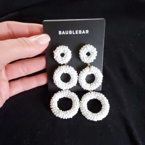 Bauble Bar dangling stud earrings.